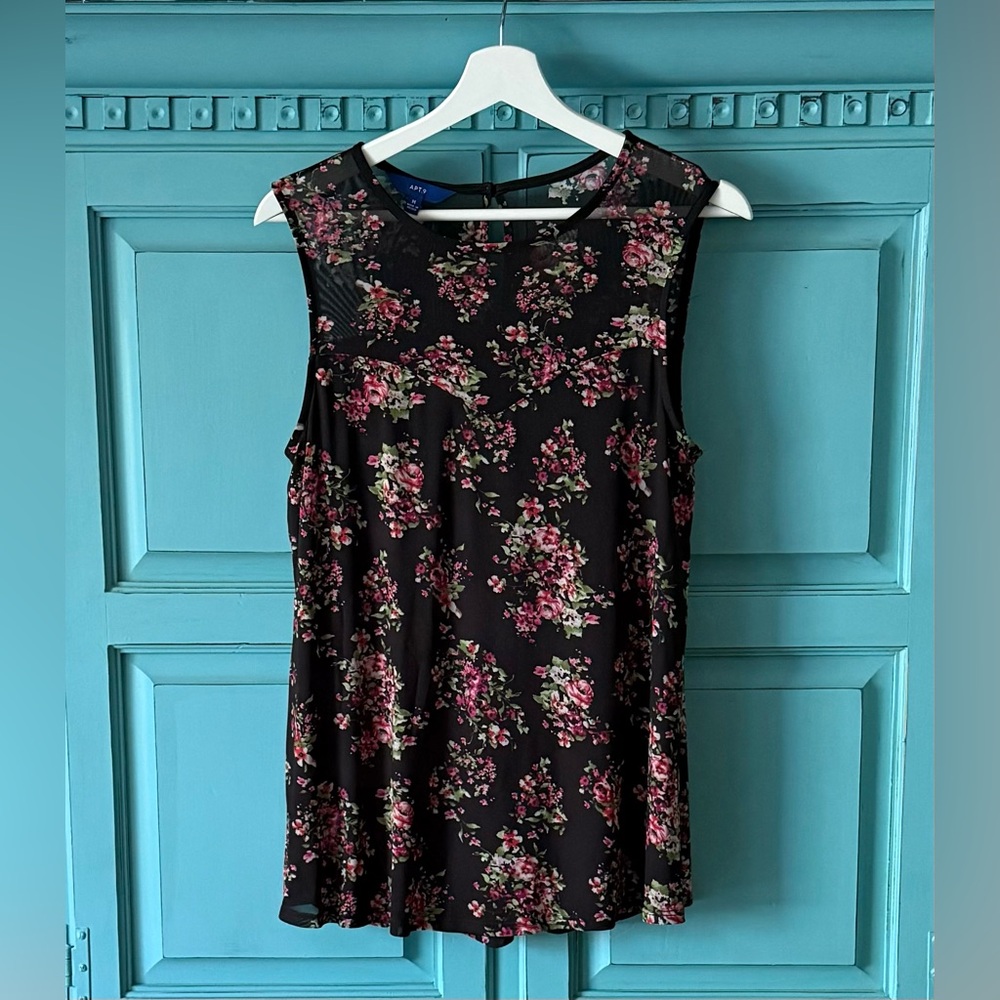 Apt 9 Sleeveless Floral Top
